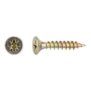tornillos tirafondo para madera bicromatados 5x30mm 200uds