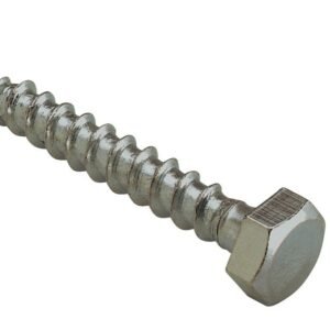 tornillos para madera hexagonales cincados 8x60mm. 100uds