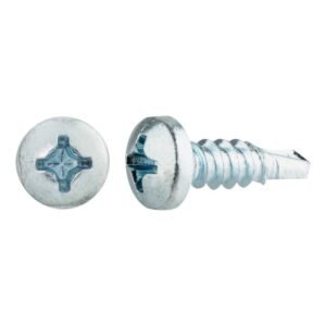tornillos rosca chapa para metal cincado 3,9x13mm. 500uds