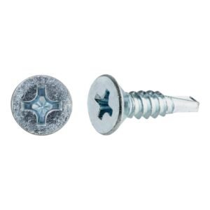 tornillos rosca chapa para metal cincados 4,8x19mm. 250uds