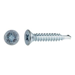 tornillos rosca chapa para metal cincados 4,2x25mm. 250uds