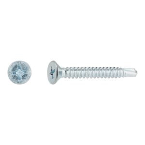 tornillos rosca chapa para metal cincados 4,8x38mm. 500uds