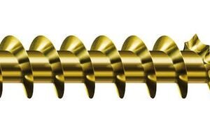 tornillos tirafondo para madera bicromatado 4,5x60mm. 50uds