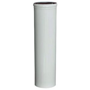 tubo bajo nox Ø60/100mm macho hembra 1m