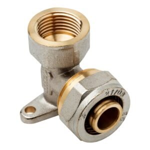 codo 90º con soporte 20mmx1/2" compresión multicapa