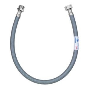 latiguillo anticorrosión 30cm Ø3/8" macho hembra dn8