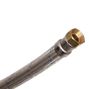 latiguillo reforzado inox 50cm Ø3/4" macho hembra dn20