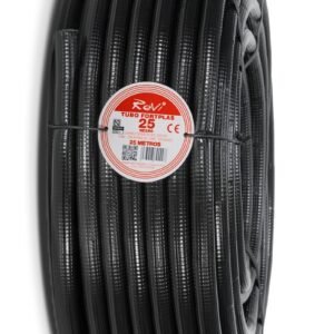 tubo corrugado reforzado negro 25mm 25m