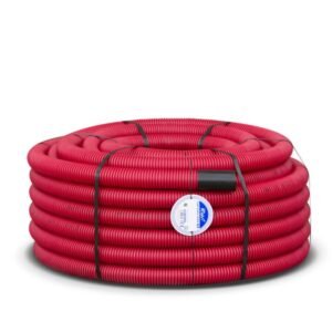 tubo corrugado doble capa rojo 63mm 50m