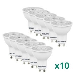 bombilla led dicroica gu10 320lm 4.2w calida 110º (10 uds)