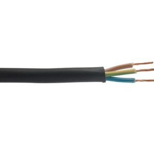 cable eléctrico h07rn f 3g 2.5mm2 negro metro lineal