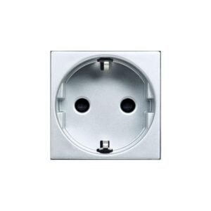schuko con toma lateral serie zenit blanco